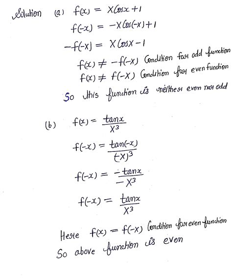 determine if odd, even, or neither f(x)=2cos(x)|Use algebra to determine whether each function is even, odd, or .